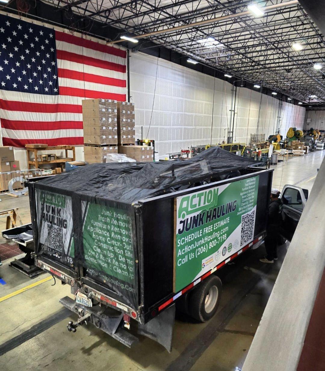 Modern trash hauling techniques help you to control clutter, by transforming your space