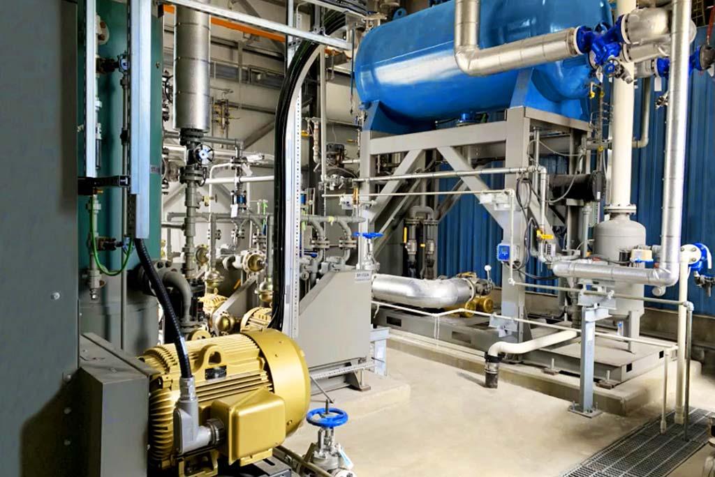 industrial steam boiler